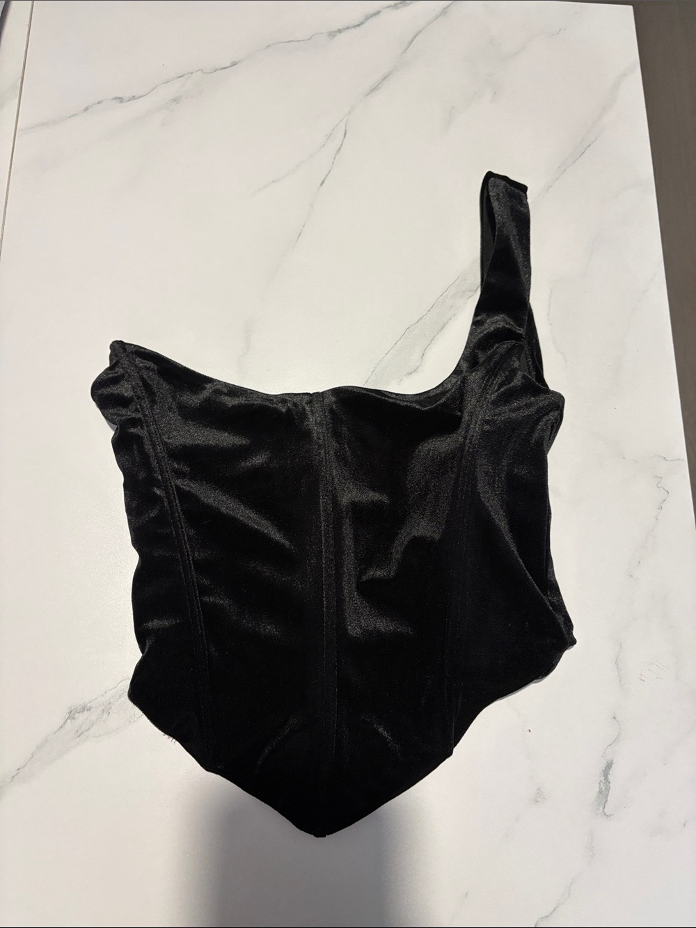Meshki Black One-Shoulder Bodysuit Bandeau